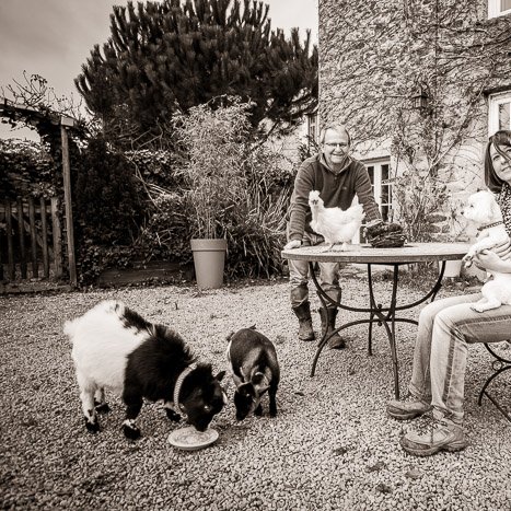 Cathy et Pascal, gérants de chambre d'hôtes à Taden © Michel FLEURY <strong>Cathy et Pascal, gérants de chambre d'hôtes à Taden</strong> <small>© Michel FLEURY</small>