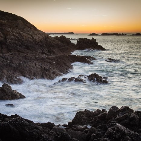 Rothéneuf, un soir à l'île Besnard... © Michel FLEURY <strong>Rothéneuf, un soir à l'île Besnard...</strong> <small>© Michel FLEURY</small>
