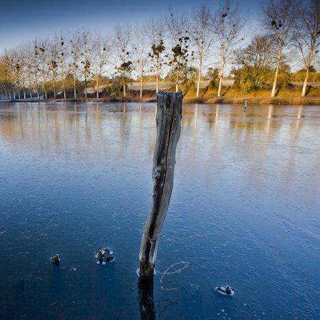 <strong>Froid hivernal en Rance</strong> <small>© Michel FLEURY</small>