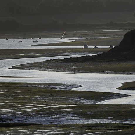 <strong>Marée basse à Saint-Jouan-des-Guérets</strong> <small>© Michel FLEURY</small>