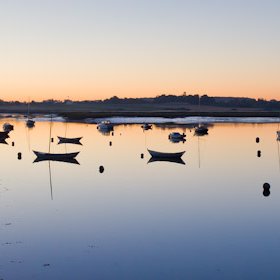 La Rance et ses doris, panorama au levant © Michel FLEURY <strong>La Rance et ses doris, panorama au levant</strong> <small>© Michel FLEURY</small>