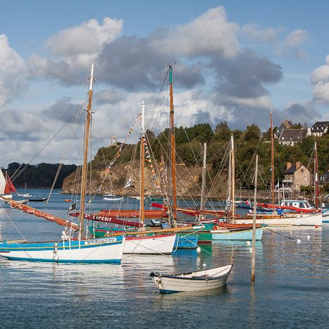 <strong>Voiles traditionnelles à Saint-Suliac</strong> <small>© Michel FLEURY</small>